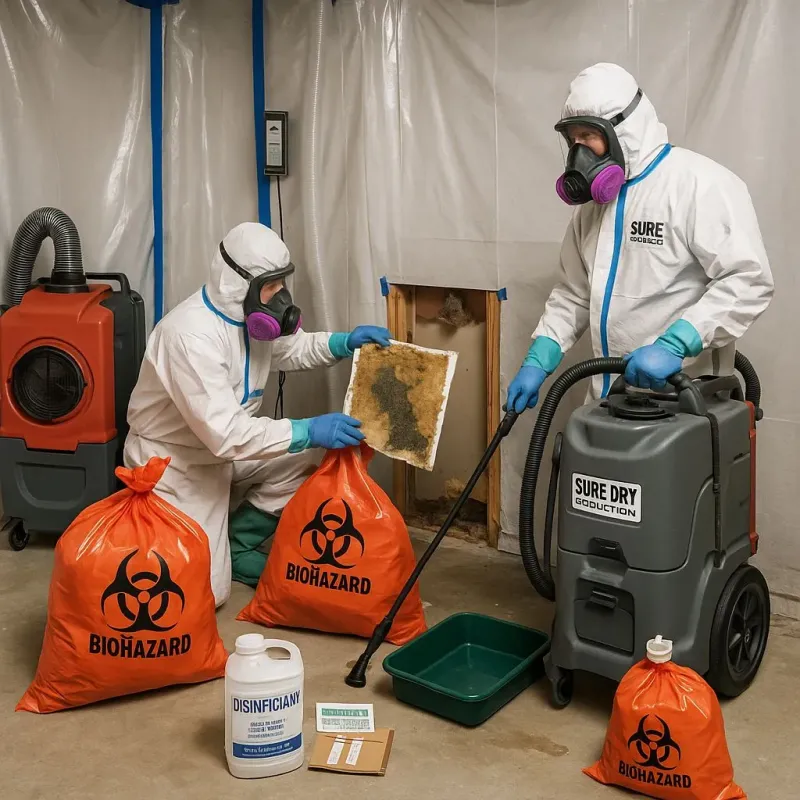 Contaminated Water Handling Protocols process in Eureka, IL